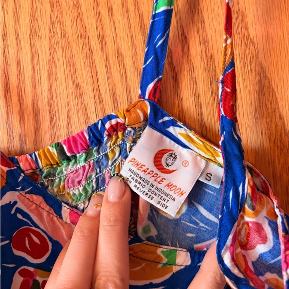 PINEAPPLE MOON Colorful Fruit Print Dress - Picture 2 of 2